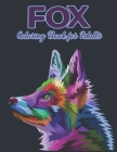 Fox Coloring Book for Adults: Beautiful Fox Designs and Stress Relieving Unique Design Cover Image