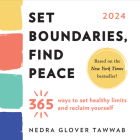 2024 Set Boundaries, Find Peace Boxed Calendar: 365 Ways to Set Healthy Limits and Reclaim Yourself Cover Image