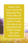 General Worship Bulletin - Praise God (Package of 100) Cover Image