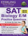 Sterling Test Prep SAT Biology E/M Practice Questions: High Yield SAT Biology E/M Questions Cover Image