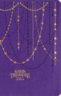 Niv, God's Treasure Holy Bible, Leathersoft, Amethyst: Golden Promises and Priceless Stories By Zondervan Cover Image