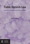 Public Records Law for North Carolina Local Governments By David M. Lawrence Cover Image