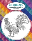 Coloring Book for Adults Thick paper - 100 Animals By Anabel Wilkins Cover Image