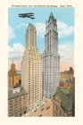 Vintage Journal Transportation and Woolworth Buildings, New York City Cover Image