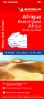Michelin Africa North and West Map 741: Road and Tourist Map Cover Image