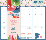 The Beginning Is Now: A Magnetic Monthly Calendar 2023: Perfect for a Fridge, Wall, or Desk By Workman Publishing, Lisa Congdon Cover Image