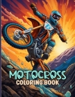 Motocross Coloring Book: Dirt Bike & Motocross Racing Illustrations For Color & Relaxation Cover Image