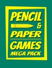 Pencil and Paper Games Mega Pack: Battleships, Hockey, Categories, Four in a Row, Sim, Hangman, Dots and Boxes Cover Image
