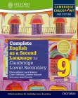 Complete English as a Second Language for Cambridge Secondary 1 Student Book 9 & CD (Cie Igcse Complete) By Chris Akhurst, Lucy Bowley, Clare Collinson Cover Image