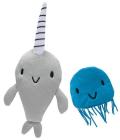 Narwhal and Jelly Finger Puppet Pair By Ben Clanton Cover Image