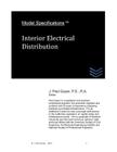 Model Specifications: Interior Electrical Distribution By J. Paul Guyer Cover Image
