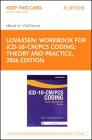 Workbook for ICD-10-CM/PCs Coding: Theory and Practice, 2016 Edition - Elsevier eBook on Vitalsource (Retail Access Card) By Karla R. Lovaasen Cover Image