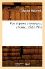 Vers Et Prose: Morceaux Choisis (Éd.1893) (Litterature) Cover Image