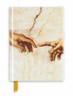 Michelangelo: Creation Hands (Foiled Journal) (Flame Tree Notebooks) Cover Image