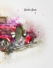 Sketch Book: Antique Car Watercolor Themed Personalized Artist Sketchbook For Drawing and Creative Doodling By Adidas Wilson Cover Image