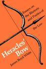 Heracles' Bow: Essays On The Rhetoric & Poetics Of The Law (Rhetoric of the Human Sciences) By James B. White Cover Image