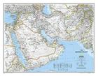 National Geographic Middle East Wall Map - Classic (30.25 X 23.5 In) (National Geographic Reference Map) Cover Image