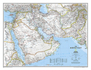 National Geographic Middle East Wall Map - Classic (30.25 X 23.5 In) (National Geographic Reference Map) Cover Image