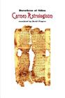 Carmen Astrologicum By Of Sidon Dorotheus of Sidon, Dorotheus of Sidon, David Pingree (Translator) Cover Image
