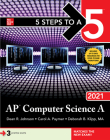 5 Steps to A 5: AP Computer Science a 2021 Cover Image