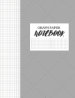 Graph Paper Notebook: FAUX STITCHED GREY FABRIC DESIGN COVER - GRAPHING COMPOSITION WORKBOOK NOTEBOOK 8