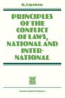 Principles of the Conflict of Laws National and International By K. Lipstein Cover Image