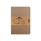 Moustachine Classic Linen Medium Dark Tan Blank Hardcover By Moustachine (Designed by) Cover Image