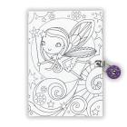 Fairy Color-in Locked Diary Cover Image