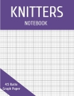 Knitters Graph Paper: 4:5 Ratio Paper Notebook for Designing Your Own Knitting Charts By Crimson Lilypad Press Cover Image