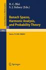 Banach Spaces, Harmonic Analysis, and Probability Theory: Proceedings of the Special Year in Analysis, Held at the University of Connecticut 1980-1981 (Lecture Notes in Mathematics #995) Cover Image