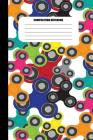 Composition Notebook: Fidget Spinners in Many Colors and Sizes (100 Pages, College Ruled) Cover Image