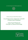 Les Principes de la Connaissance Naturelle d'Alfred North Whitehead (Chromatiques Whiteheadiennes #8) Cover Image