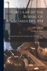 Circular of the Bureau of Standards No. 494: Plastics Research and Technology at the National Bureau of Standards; NBS Circular 494 By Gordon M. Kline Cover Image