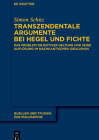 Transzendentale Argumente bei Hegel und Fichte (Quellen Und Studien Zur Philosophie #148) Cover Image