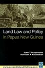 Land Law and Policy in Papua New Guinea Cover Image
