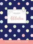 Adult Coloring Journal: Addiction (Animal Illustrations, Polka Dots) By Courtney Wegner Cover Image