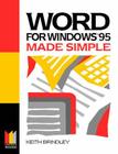 Word for Windows 95 Made Simple By Brindley, Keith Brindley Cover Image