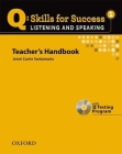 Q: Skills for Success 1, Teacher's Handbook: Listening and Speaking [With CD (Audio)] By Jaime Scanlon Cover Image