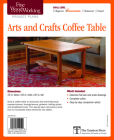 Fine Woodworking's Arts and Crafts Coffee Table Plan By Editors of Fine Woodworking Cover Image