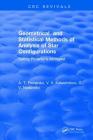 Geometrical and Statistical Methods of Analysis of Star Configurations Dating Ptolemy's Almagest By A. T. Fomenko Cover Image
