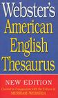 Webster's American English Thesaurus By Merriam-Webster (Manufactured by) Cover Image