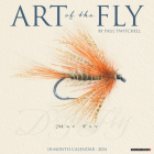 Art of the Fly 2024 12 X 12 Wall Calendar By Paul Twitchell (Created by) Cover Image
