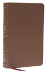 Kjv, Personal Size Large Print Single-Column Reference Bible, Genuine Leather, Brown, Red Letter, Comfort Print: Holy Bible, King James Version By Thomas Nelson Cover Image