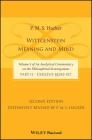 Wittgenstein: Meaning and Mind (Volume 3 of an Analytical Commentary on the Philosophical Investigations), Part 2: Exegesis, Section By P. M. S. Hacker Cover Image