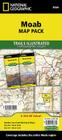 Moab [Map Pack Bundle] (National Geographic Trails Illustrated Map) By National Geographic Maps Cover Image