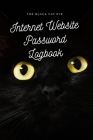 The Black Cat Eye: Internet Website Password Logbook More Keep Track of Website, Username, Password, Notes - 6