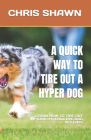 A Quick Way to Tire Out a Hyper Dog: Learn How to Tire Out Your Hyperactive Dog Vey Fast By Chris Shawn Cover Image