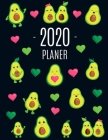 Avocado Planer 2020: Agenda Planer 2020: Top organisiert durchs Jahr! - Planer Kalender 2020 mit Wochenansicht - Einfacher Überblick über d By Eiche Presse Cover Image