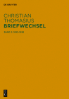 Briefe 1693-1698 By Frank Christian Grunert Thomasius Cover Image
