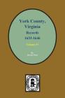 Records of York County, Virginia 1633-1646. (Vol. #1) By Beverly Fleet (Compiled by) Cover Image
